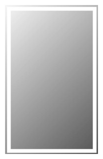 Зеркало BelBagno Spc Grt 50х80 с подсветкой  кнопочный выключатель (SPC 500 800 LED BTN) BTN
