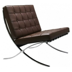 Кресло Bradex Barcelona Chair коньячный (FR 0004) FR 0004