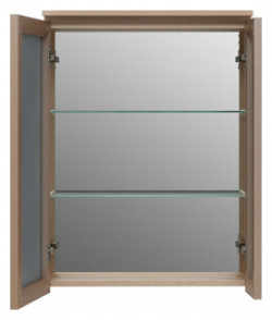 Зеркальный шкаф De Aqua Алюминиум 70х76 5 с подсветкой  медь (261765) 261765