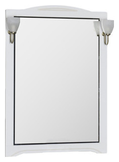 Зеркало Aquanet Луис 80 белый без светильника (173217) 173217