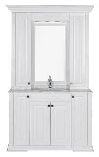 Зеркало шкаф Aquanet Кастильо 120 белый (183169) 183169