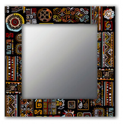 Настенное зеркало Дом Корлеоне Этнический микс 80x170 см 04 0058 75х170