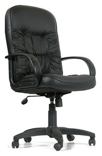 Офисное кресло Chairman 416 ЭКО черный матовый 