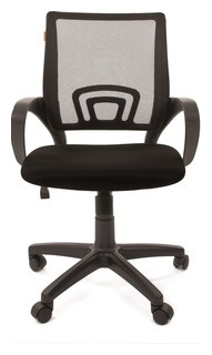 Офисное кресло Chairman 696 черный Тип обивочного материала ткань/сетка
