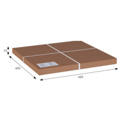 Стол журнальный Мебелик Дуэт 13Н металлик  средне коричневый прозрачное (П0005440) П0005440