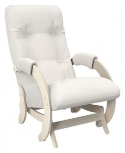 Кресло качалка глайдер Мебель Импэкс Модель 68 дуб шампань к/з mango 002 