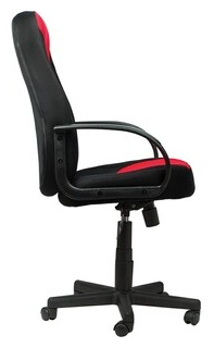 Кресло офисное Brabix City EX 512 ткань черная/красная TW (531408) 531408