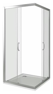 Душевой уголок Good Door Infinity CR 80 C CH 80х80 прозрачный  хром (ИН00014) ИН00014