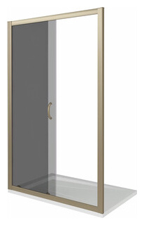 Душевая дверь Good Door Jazz WTW 120 B BR 120х185 тонированная  бронза (ДЖ00032) ДЖ00032