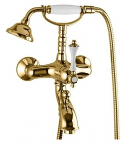 Смеситель для ванны Cezares Margot с ручным душем  золото 24 карат (MARGOT VDM 03/24 Bi) Bi