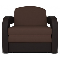 Кресло кровать Mebel Ars Кармен 2 рогожка шоколад ППУ М3 5(22 33)