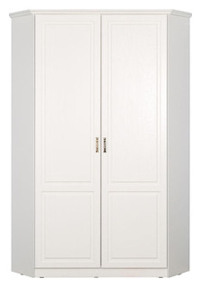 Шкаф для одежды Моби Ливерпуль 13 124 ясень ваниль/белый с карнизом 