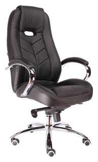 Кресло руководителя Everprof Drift M кожа черный EC 331 1 Leather Black