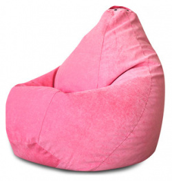 Кресло мешок DreamBag Розовый микровельвет XL 125x85 