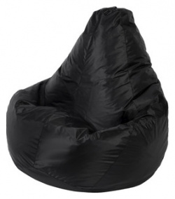 Кресло мешок DreamBag Черное оксфорд XL 125x85 