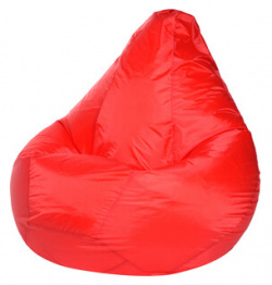 Кресло мешок Bean bag Груша красное оксфорд XL 