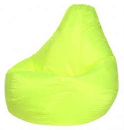 Кресло мешок Bean bag Груша лайм оксфорд XL 