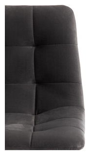 Стул полубарный TetChair Chilly (mod  7095пб) ткань/металл 55x44x94 серый barkhat 26/черный 15453