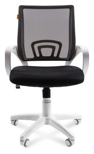 Офисное кресло Chairman 696 белый пластик TW 11/TW 01 черный 