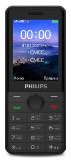 Мобильный телефон Philips E172 Xenium черный (867000176125) 867000176125