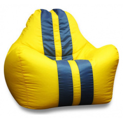 Кресло мешок DreamBag Спорт оксфорд  желтое