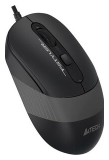 Мышь A4Tech Fstyler FM10 черный/серый оптическая (1600dpi) USB (4but) GREY
