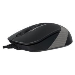 Мышь A4Tech Fstyler FM10 черный/серый оптическая (1600dpi) USB (4but) GREY