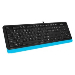 Клавиатура A4Tech Fstyler FK10 черный/синий USB BLUE Назначение настольный