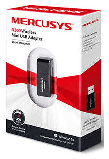 Сетевой адаптер WiFi Mercusys MW300UM N300 USB 2 0 (MW300UM)
