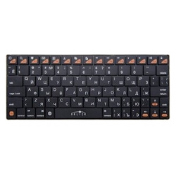 Клавиатура Oklick 840S черный USB беспроводная BT slim (754787) 754787