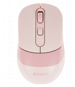 Мышь A4Tech Fstyler FB10C розовый оптическая (2400dpi) беспроводная BT/Radio USB (4but) (FB10C BABY PINK) PINK