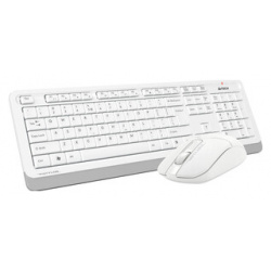 Клавиатура + мышь A4Tech Fstyler FG1012 клав:белый мышь:белый USB беспроводная Multimedia (FG1012 WHITE) WHITE