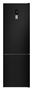 Холодильник MAUNFELD MFF200NFBE Общий полезный объем 351 л  холодильной