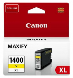 Картридж Canon PGI 1400XL Y (9204B001) Тип  Формат A4 Ресурс 900