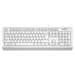 Клавиатура A4Tech Fstyler FKS10 белый/серый USB (FKS10 WHITE) WHITE