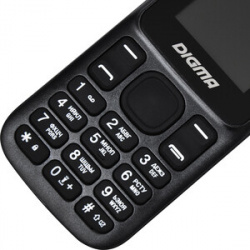 Мобильный телефон Digma A172 Linx 32Mb черный моноблок 2Sim 1 77 128x160 GSM900/1800 microSD max32Gb LT1070PM 77"