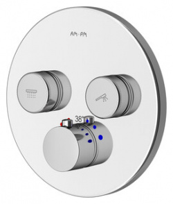 Термостат для ванны Am Pm Inspire V2 0 TouchReel с механизмом (F50A85700  F100100) F50A85700 + F100100