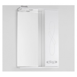 Зеркало шкаф Style line Венеция 55 с подсветкой  белый (ЛС 00000261) 4650134470543
