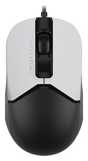 Мышь A4Tech Fstyler FM12 Panda белый/черный оптическая (1200dpi) USB (3but)