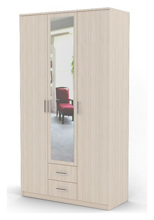 Шкаф распашной Шарм Дизайн Трио 105х60 вяз Тип шкафа комбинированный  Материал
