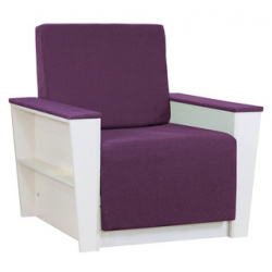 Кресло кровать Шарм Дизайн Бруно 2 рогожка фиолетовый 1076258