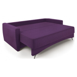 Диван кровать Шарм Дизайн Опера 130 рогожка фиолетовый 1205246