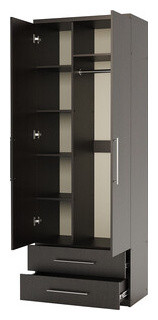 Шкаф комбинированный с ящиками Шарм Дизайн Мелодия МКЯ 22 90х60 венге 