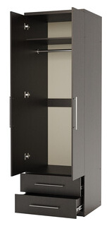 Шкаф для одежды с ящиками Шарм Дизайн Мелодия МШЯ 21 60х60 венге 