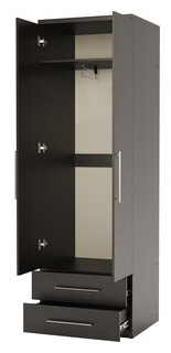 Шкаф для одежды с ящиками Шарм Дизайн Мелодия МШЯ 21 90х45 венге Тип