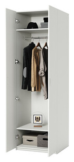 Шкаф для одежды Шарм Дизайн ДО 2 60х60 белый 