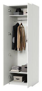 Шкаф для одежды Шарм Дизайн Мелодия МШ 21 80х60 белый 