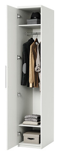 Шкаф для одежды Шарм Дизайн Мелодия МШ 11 50х60 белый 