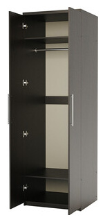 Шкаф для одежды Шарм Дизайн Комфорт МШ 21 60х60 с зеркалом  венге