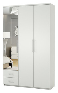 Шкаф трехдверный Шарм Дизайн Комфорт МКЯ 32/1 90х60 с зеркалами  белый Тип